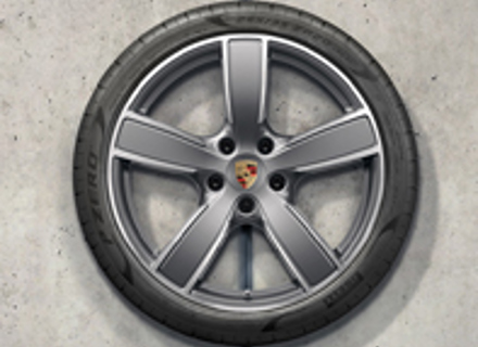 20' 'Carrera Sport' Alloy Wheels & Tyres Original Porsche for 718 Boxster/Cayman - 98204460220, 98204460212