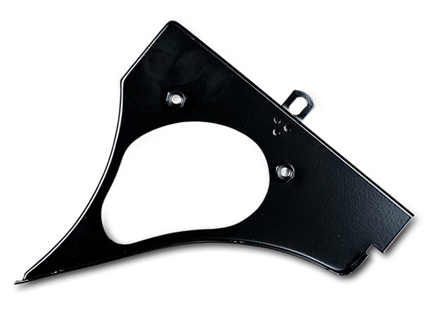 Afdekplaat motorkanaal, rechtsachter. Porsche 911 / 914 / 964 - 91110603600 - 1682601980, 591191-2, PS6859