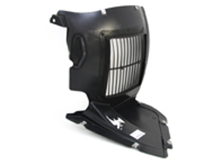 Wheel arch liner front, front part. Porsche 970 Panamera Diesel - 97050412321, 97050412419