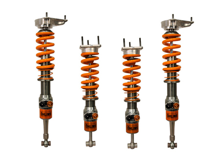 Advanced trackday coilover adjustable suspension kit with OE front lift system. Porsche 992 GT3 - POVMW00KIT1