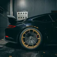Cerchio posteriore Aero Disc in fibra di carbonio. Porsche 991.2 GT3