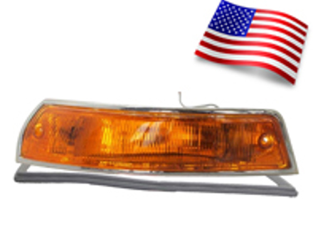 Indicator unit with lens & seal (SWB). Porsche 911/912 1965-68 USA - 90163140202, 90163140102, 15848, 15848/D, 15848/S