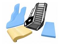 Kit di imbottitura e telaio per sedile Rallye, per cinture di sicurezza a 5 punti. Porsche 911 / 964 / 914 1965-94