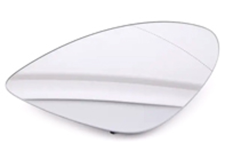 Door mirror glass ASPHERICAL, Right. Porsche 958 Cayenne RHD - 3122202, 95873152281