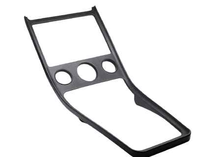 Middenconsolebekleding, vroege uitvoering met drie meters. Porsche 928 1978-79 - 92855204704 - L1114