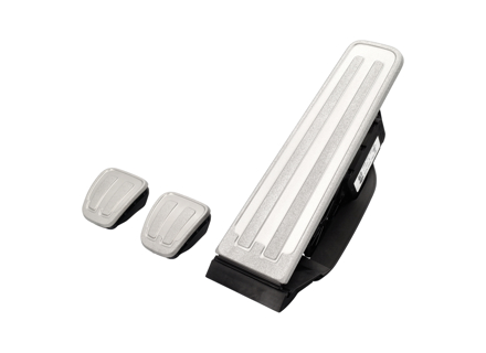 Aluminium pedal set MANUAL RHD  throttle, brake and clutch. Porsche 991 - 99104470005