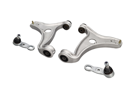 Draagarm- en kogelgewrichtset voorwielophanging. Porsche 964 1989-94 (NIEUW) Onderdeelnr. 96434101807 / 96434101707 - 96434101806, 96434101706, 96434101807, 96434101707, 96434104903, 96434104907, 96434104913