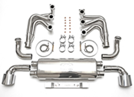 MAXFLO Header Muffler Kit WITHOUT Heat. Porsche 964 - 96422096497, 96411104504, 96411104502, 96411104605, 96421103905, 96421103932, 96421104004