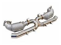 Sports Exhaust X Pipe Centre Section with Catalytic Converters. Porsche 992.2 turbo - 992254470F - 9M992254470