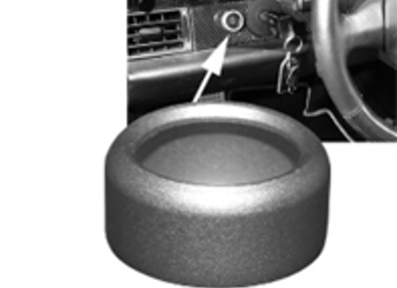 Decorring voor koplampschakelaar, alu. Porsche993 - 1689802100, 99361353100, 9936130550001C - EQ850102, 1689802100