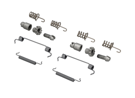 Kit molle ganasce freno a mano. Porsche 970 - 99335207100, 298609723, 99735272101, 298609717, 97035272300, 298608715, 97035274102, 298609583