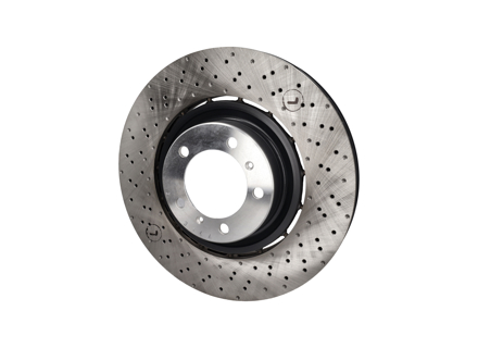 Brake disc rotor, Front. Porsche 991 Turbo - 99135140502, 99135140602, 9P1615301B, 9P1615301D, 9P1615302D, 9P1615302B, 9P1615301K, 9P1615302K