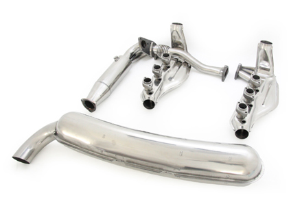 Exhaust & Heat Exchanger Single Outlet System Porsche 911 1984-89 - 91133091104S, 91122092100S, 91122092201S, 93011116905