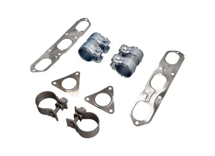 Uitlaat montageset Porsche. Boxster 986 - 99611110755, 99611311300, 99611111001, 99611120900