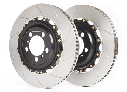 Disco freno/rotore scanalato 2 pezzi POSTERIORE 981 Spyder / 982 GTS 4.0L