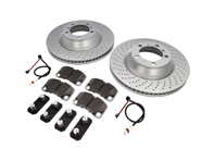 Brake Disc Package with Sport BREMBO Brake Pads Porsche 996 1997-04 - 07B31515, 99735240502ABS, 99735240502, 99735240602ABS, 99735240602, 99735208602, 99761275402 Brake Disc Package with Sport BREMBO Brake Pads Porsche 996 1997-04 - 07B31515, 99735240502ABS, 99735240502, 99735240602ABS, 99735240602, 99735208602, 99761275402