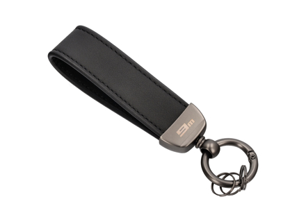 Leather keyring from Ninemeister - 99002830BLACK, WAP0500900E, WAP0500920E, WAP0500950E, WAP0500100MGT3, WAP0503800PSAB - 9MKEYRINGBLACK, 9MKEYRINGRED, 9MKEYRINGGREY