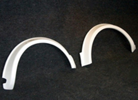 Rear fender flares 934 Look. Porsche 911/930 1974-89 - TK50B