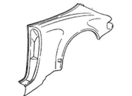 Rear 1/4 Panel Targa Porsche 964 - 96450306241GRV, 96450306141GRV, 96450306240, 96450306241, 96450306140, 96450306141