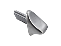 Actuator Button, Lever For Folding Backrest, Galvano Silver. Porsche 987 / 997.1 / 997.2 2005-13 - 99752162302V05, 99752162402V05, 99752162301V05, 99752162401V05