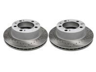 Vordere Bremsscheiben, gelocht (Paar). Porsche Boxster 986 - 98635140105, 98635140104 - 986 351 401 05 rd