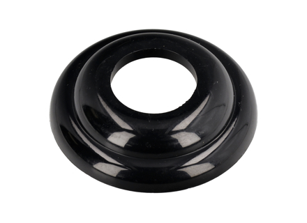 Rozet voor raamopener en deurkruk, Zwart. Porsche 356 Pre-A - 35653711