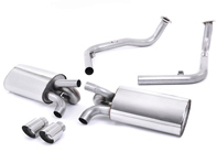 Milltek Sports Exhaust Muffler / Cat Back Non-resonated (louder) Porsche 987 Gen2 Boxster S / Cayman S 3.4L 2009-2013 Milltek Sports Exhaust Muffler / Cat Back Non-resonated (louder) Porsche 987 Gen2 Boxster S / Cayman S 3.4L 2009-2013