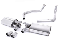 Milltek Sports Exhaust Muffler / Cat Back Non-Resonated (Louder) Porsche 987 Gen2 Boxster S / Cayman S 3.4L 2009-2013 - 98711311731, 98711311732, 98711313131, 98711313132, 98711311831, 98711311832, 98711313231, 98711313232, 98711351130, 98711351131, 987113511BX, 987113511DX, 98711351230, 98711351231, 987113512BX, 987113512DX - SSXPO118