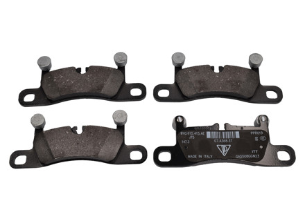 Brake pads, Rear. Porsche Cayenne (9YA) - 9Y0698451B, 9Y0698451AE