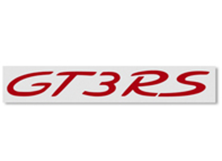 Logo 'GT3 RS' in rosso indiano per Porsche 996 GT3 RS - 99655923795