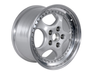 Cerchio anteriore in lega leggera da 18 pollici, argento metallizzato. Porsche 964Turbo 3.6L - 96536213600, 96536214000