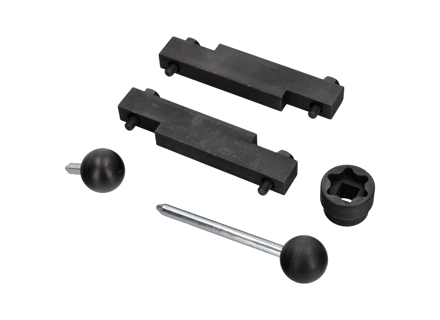 Nokkenas-timing borggereedschap. Porsche 95B Macan / 970 Panamera / 958 / 9YA Cayenne - 9595/1, 9861, 9863, 00072195951 - C4004