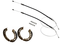 Câble de frein à main, guide-câble et garniture. Porsche 997.1 / 997.2 - 99742414106, 99735299304