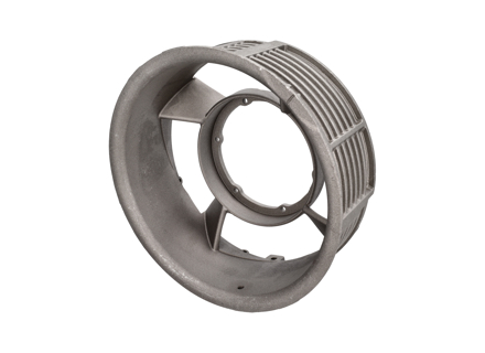 Dynamo ventilatorhuis, legering. Porsche 911 1984-89 - 93010600607, 93010600606, 9301061022R, 93010600610, 93010600611 - COL11.1.121, COL111121