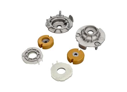 Shock absorber supporting top mounts Set of 2 rear. Porsche 997 C2 / C2S CABRIO - 99733306102