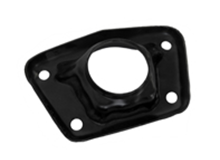 Copri barra di torsione con foro, nero, boccola tonda. Porsche 356 - 8152250900, 113511227B, 511201002OE, 64433315101 - 8152250900