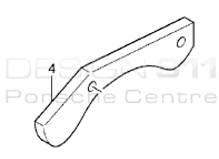 Cache disque de frein (SUPER) ARRIERE. Porsche Carrera GT - 98035280300, 98035280400