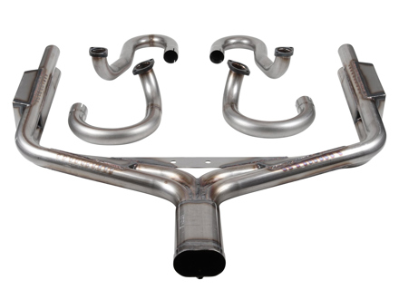 Rear silencer delete racing exhaust kit. Porsche 356 Carrera 1.6ltr - 547 540181, 547540181, 547 54270, 547 542731, 547 54572, 547 542771, 54754270, 547542731, 54754572, 547542771 - 1620101310