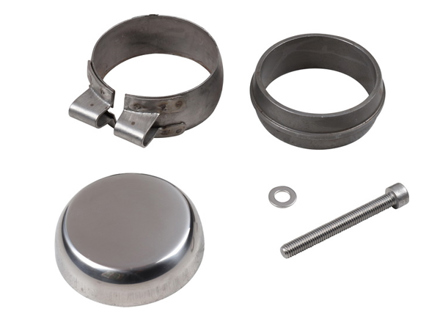 Absperrblock für Auspuff 92.560SD, Edelstahl. Porsche 964 C2/C4 - 1620612500, 92.560SD, 1620650300, 92.560SCOVER - 1620650300