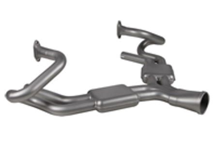 Sport exhaust manifold with boxes, Sebring style. Porsche 356 - 1620101200, PO-92751, 61611101005 - 1620101200