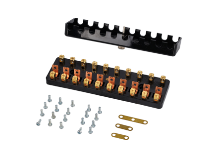 Fuse rack ceramic 10-pole. Porsche 911 1970-73 - 91161208600, 911808-024