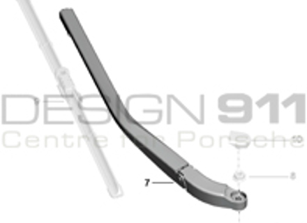 Wiper Arm Rear. Porsche 981C Cayman 2013>> - 98162818100