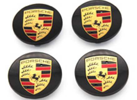 Copricerchi con cresta colorata per Porsche Macan (set di 4) - 00004460515, 00004460715