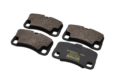 Pastillas de freno PAGID RSL Track Racing E8008 para Porsche 997 GT3 Cup - E8008