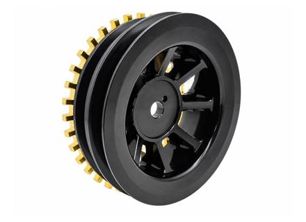AC Crankshaft Pulley, Black. Porsche 911 3.2 Carrera 1984>> - 93010202403 - AMS9050326