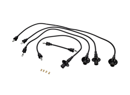 Ignition HT lead set. Porsche 356 / 912 / 914 - 61610995200, 0300.890.303 - 1692000110, ZEF303