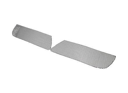 Front bumper side grille wire mesh kit Porsche 718 Boxster and Cayman