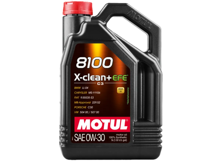 MOTUL 8100 X-CLEAN+ EFE 0W-30 engine oil 5ltr - 111678