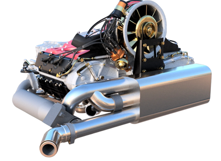 Silenziatore attivo GTk da 1 pollice per Porsche 911 SC, 911S, Carrera raffreddate ad aria 1974 - 1989 - 91111102501, 93011102200, 93011102203, 91111102504, 93011103700, 93011104301, 93011104303 - 1IN_GTK_CENTER, 1IN_GTK_STOCK