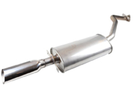 Rear exhaust, sport, stainless steel. With TÜV/EEC approval Porsche 924S / 944 - 1620613200, 94411108301, 92.490SKIN, 1620706300, 92.490 - 1620613200